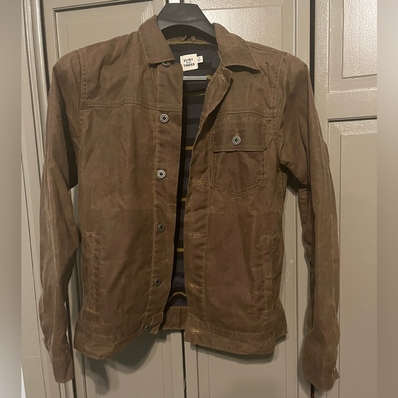 Huckberry Jackets & Coats Huckberry Flint And Tinder Waxed Flannel